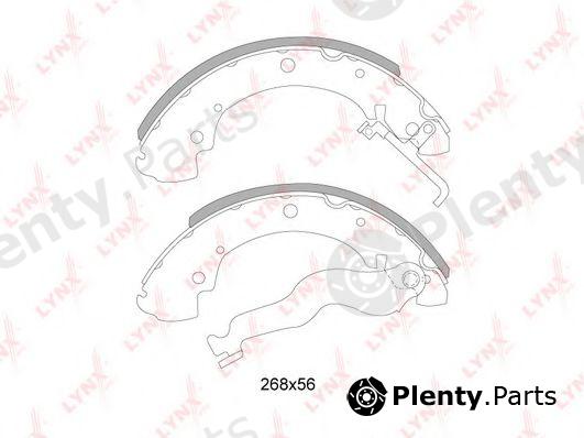  LYNXauto part BS-8003 (BS8003) Brake Shoe Set