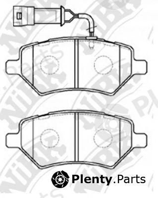  NiBK part PN0838W Brake Pad Set, disc brake