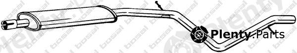  BOSAL part 285-385 (285385) Middle Silencer