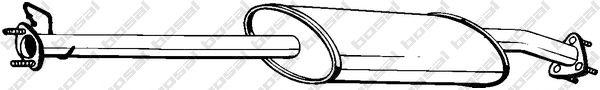  BOSAL part 282-101 (282101) Middle Silencer