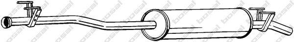  BOSAL part 287-355 (287355) Middle Silencer