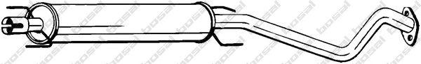  BOSAL part 284-633 (284633) Middle Silencer
