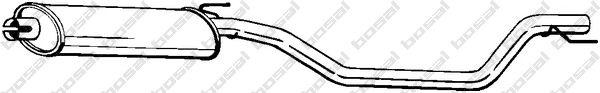  BOSAL part 284-383 (284383) Middle Silencer