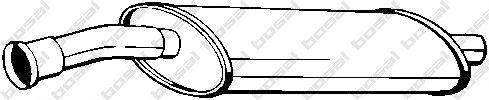 BOSAL part 190-909 (190909) Middle Silencer