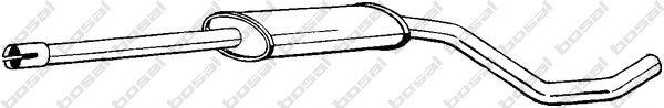  BOSAL part 283-933 (283933) Middle Silencer