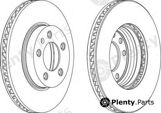  FERODO part DDF1591LC-1 (DDF1591LC1) Brake Disc