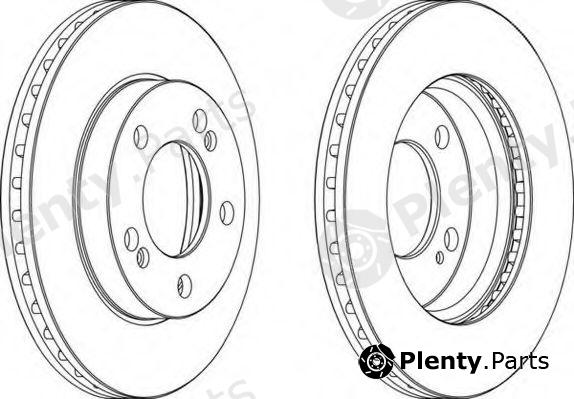  FERODO part DDF1627 Brake Disc