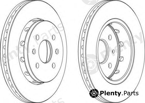  FERODO part DDF1628 Brake Disc