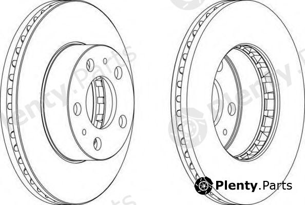  FERODO part DDF163-1 (DDF1631) Brake Disc
