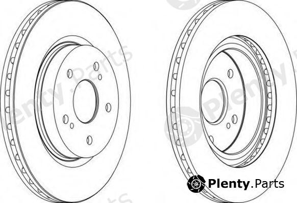  FERODO part DDF1635 Brake Disc