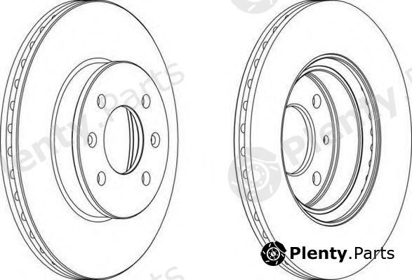  FERODO part DDF1636 Brake Disc
