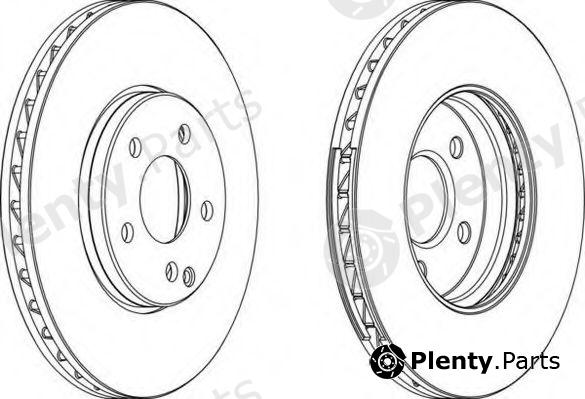  FERODO part DDF1638 Brake Disc