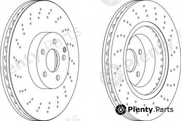  FERODO part DDF1639C Brake Disc