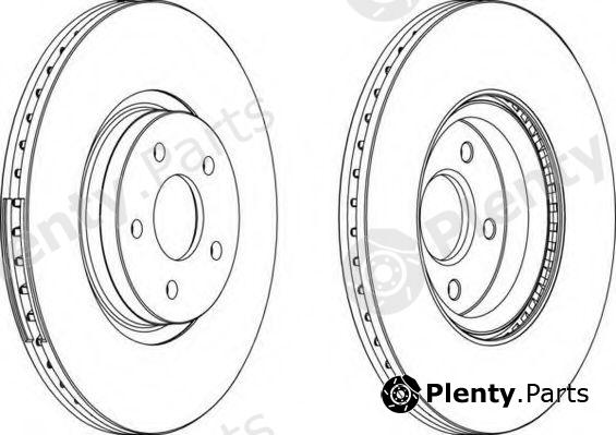  FERODO part DDF1649 Brake Disc