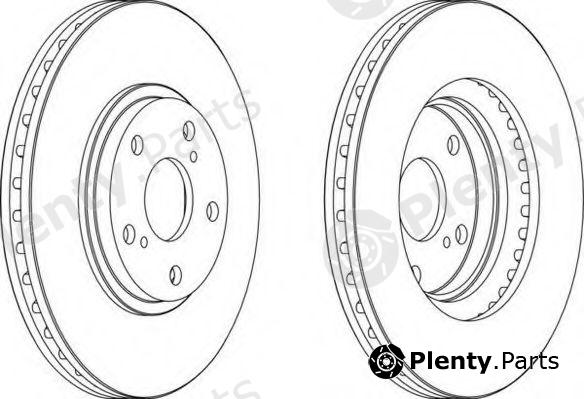  FERODO part DDF1684 Brake Disc