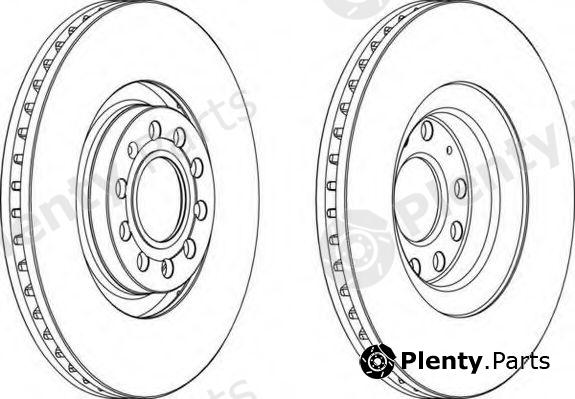  FERODO part DDF1705C-1 (DDF1705C1) Brake Disc