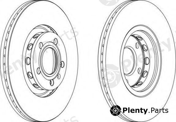  FERODO part DDF1707C-1 (DDF1707C1) Brake Disc