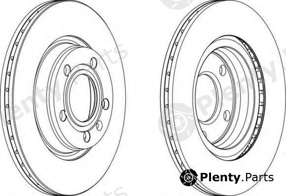  FERODO part DDF1708 Brake Disc