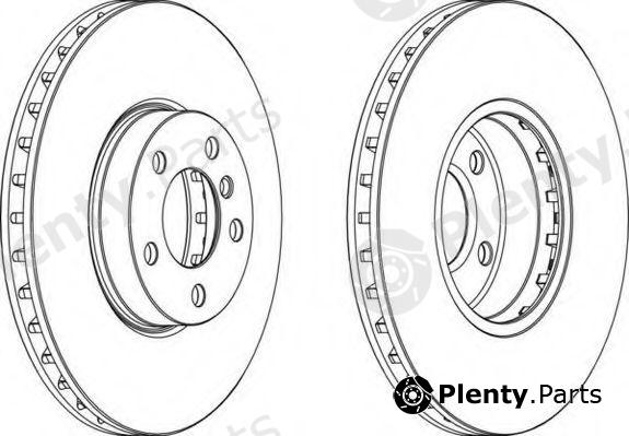 FERODO part DDF1714C Brake Disc
