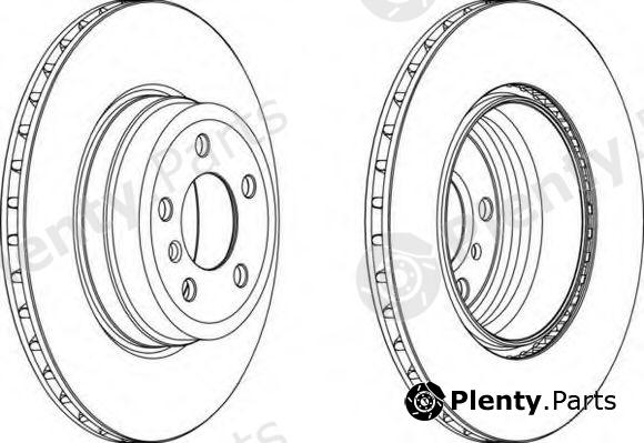  FERODO part DDF1716C Brake Disc