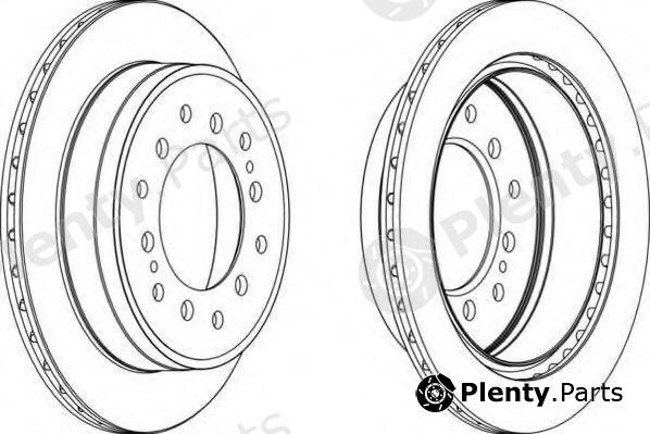  FERODO part DDF1743 Brake Disc