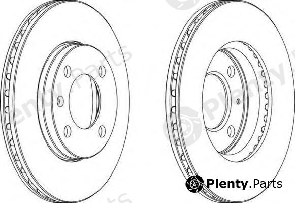  FERODO part DDF175C-1 (DDF175C1) Brake Disc