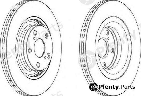  FERODO part DDF1754 Brake Disc