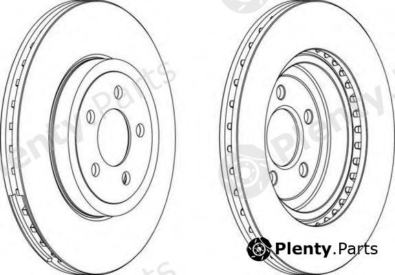  FERODO part DDF1765 Brake Disc