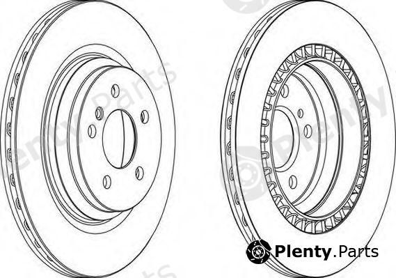  FERODO part DDF1771C Brake Disc