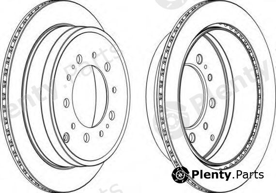  FERODO part DDF1799 Brake Disc