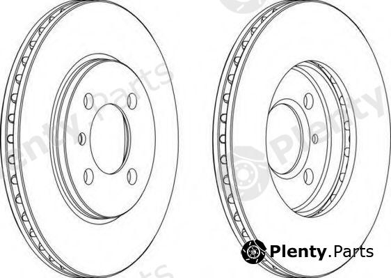  FERODO part DDF182 Brake Disc