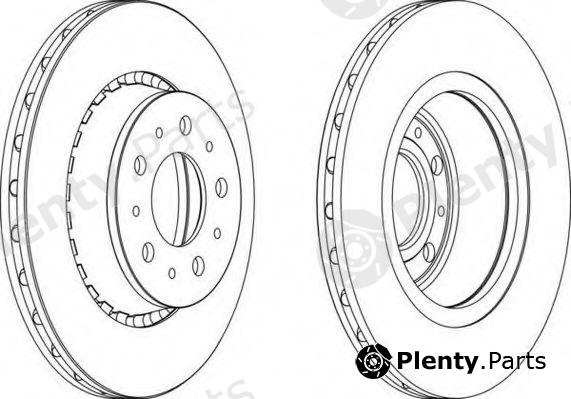  FERODO part DDF194 Brake Disc