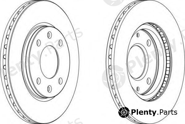 FERODO part DDF214 Brake Disc