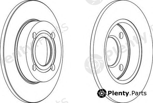  FERODO part DDF216 Brake Disc