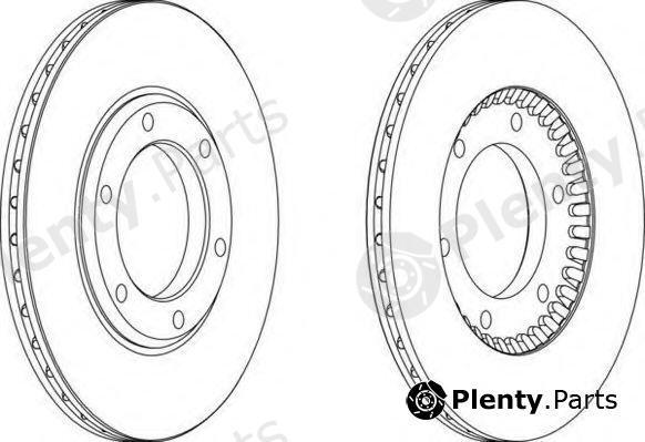  FERODO part DDF218 Brake Disc