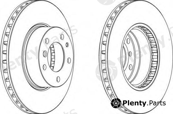  FERODO part DDF222 Brake Disc