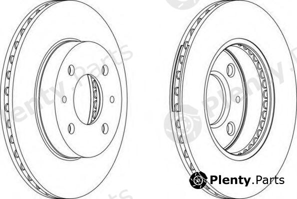  FERODO part DDF227-1 (DDF2271) Brake Disc