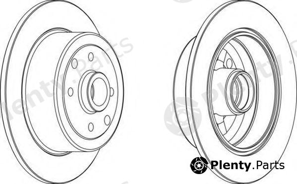  FERODO part DDF242 Brake Disc