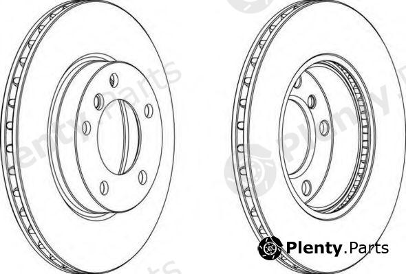  FERODO part DDF258C-1 (DDF258C1) Brake Disc