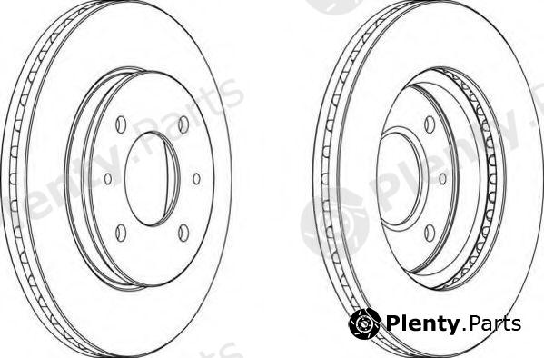  FERODO part DDF391 Brake Disc
