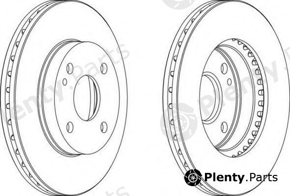  FERODO part DDF393 Brake Disc