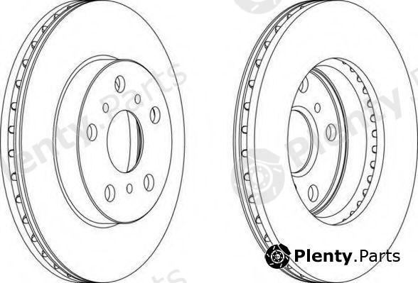  FERODO part DDF402 Brake Disc