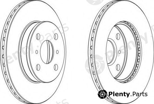  FERODO part DDF413 Brake Disc