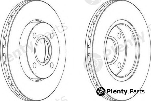  FERODO part DDF423 Brake Disc