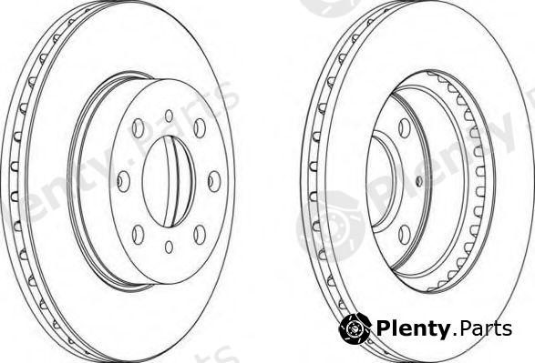  FERODO part DDF447 Brake Disc