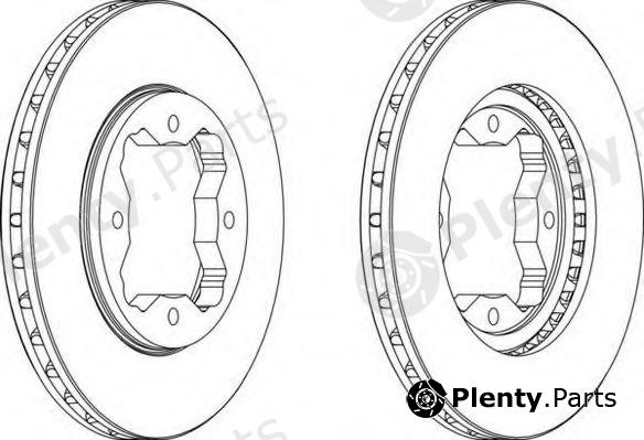  FERODO part DDF450 Brake Disc