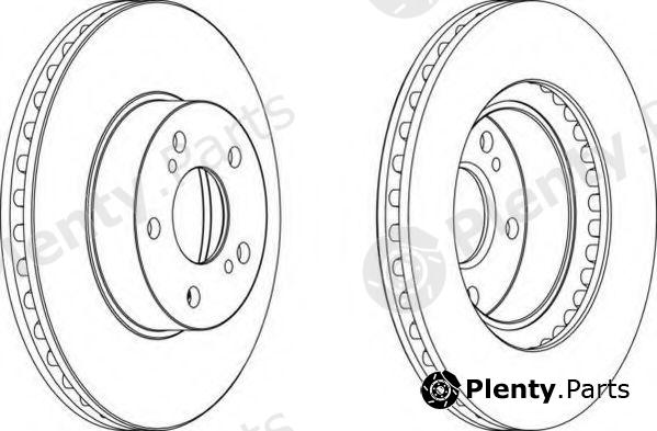  FERODO part DDF485 Brake Disc