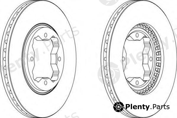  FERODO part DDF494 Brake Disc