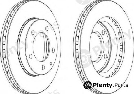  FERODO part DDF496 Brake Disc