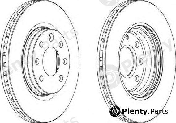  FERODO part DDF510 Brake Disc